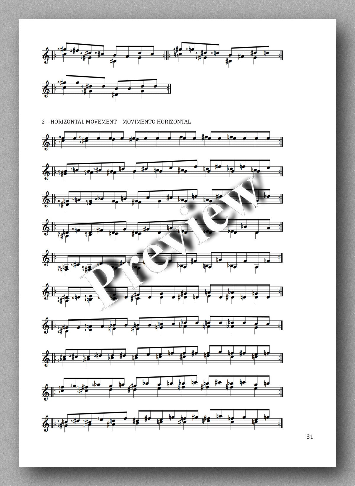 Sheet music with musical notation on a white background