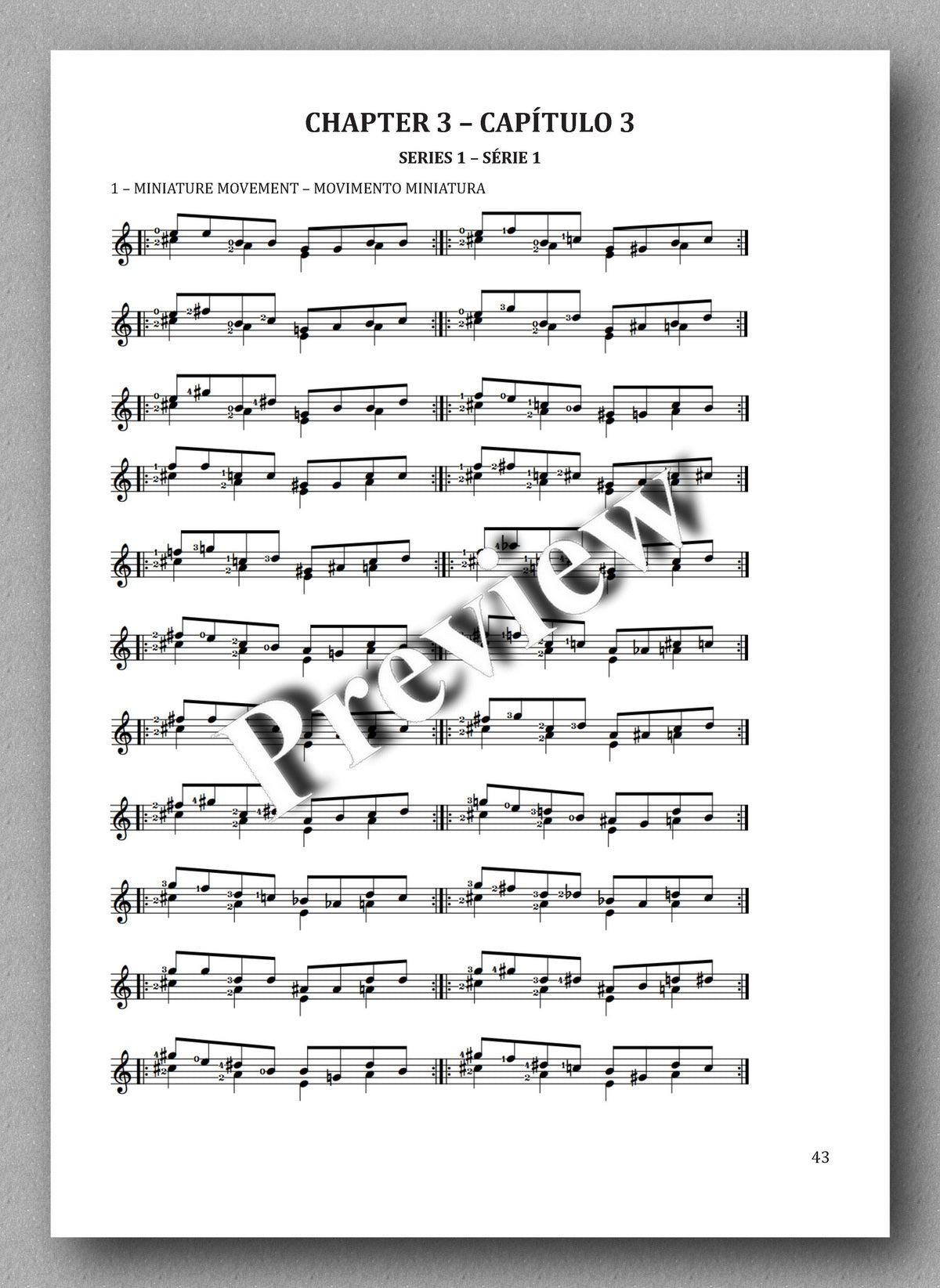 Sheet music with musical notation on a white background
