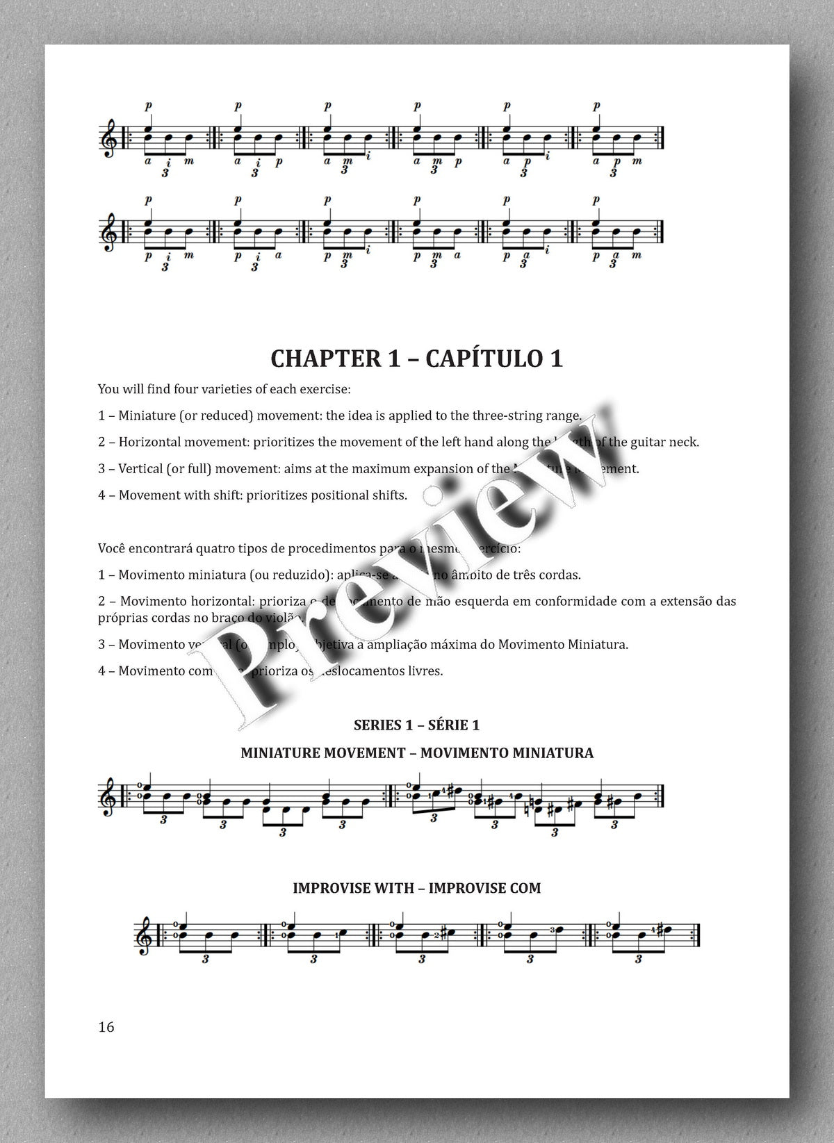 Voices, Book 3, by Jovane E.R. Oliveira, preview of the exercises 2