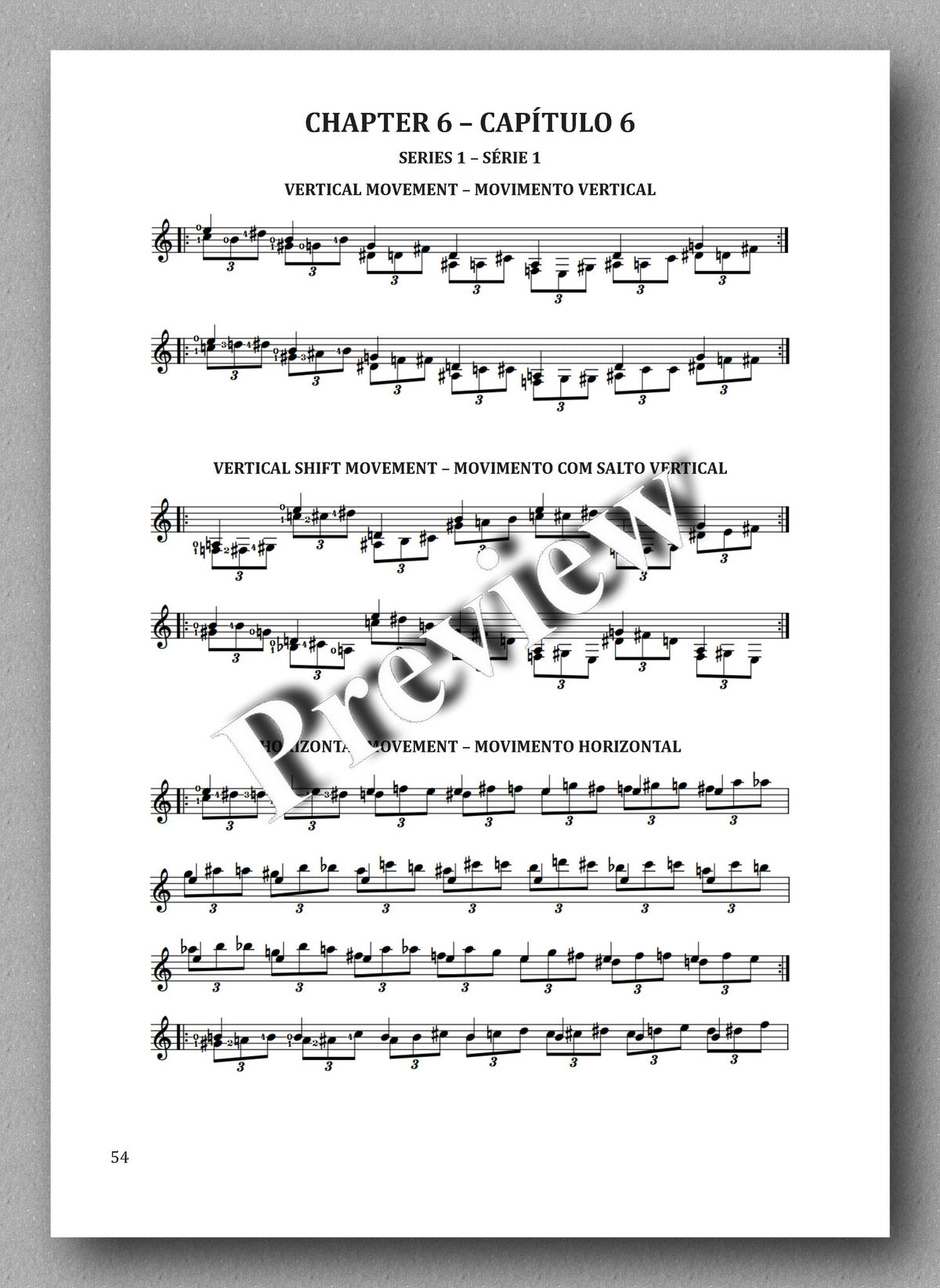 Voices, Book 3, by Jovane E.R. Oliveira, preview of the exercises 4