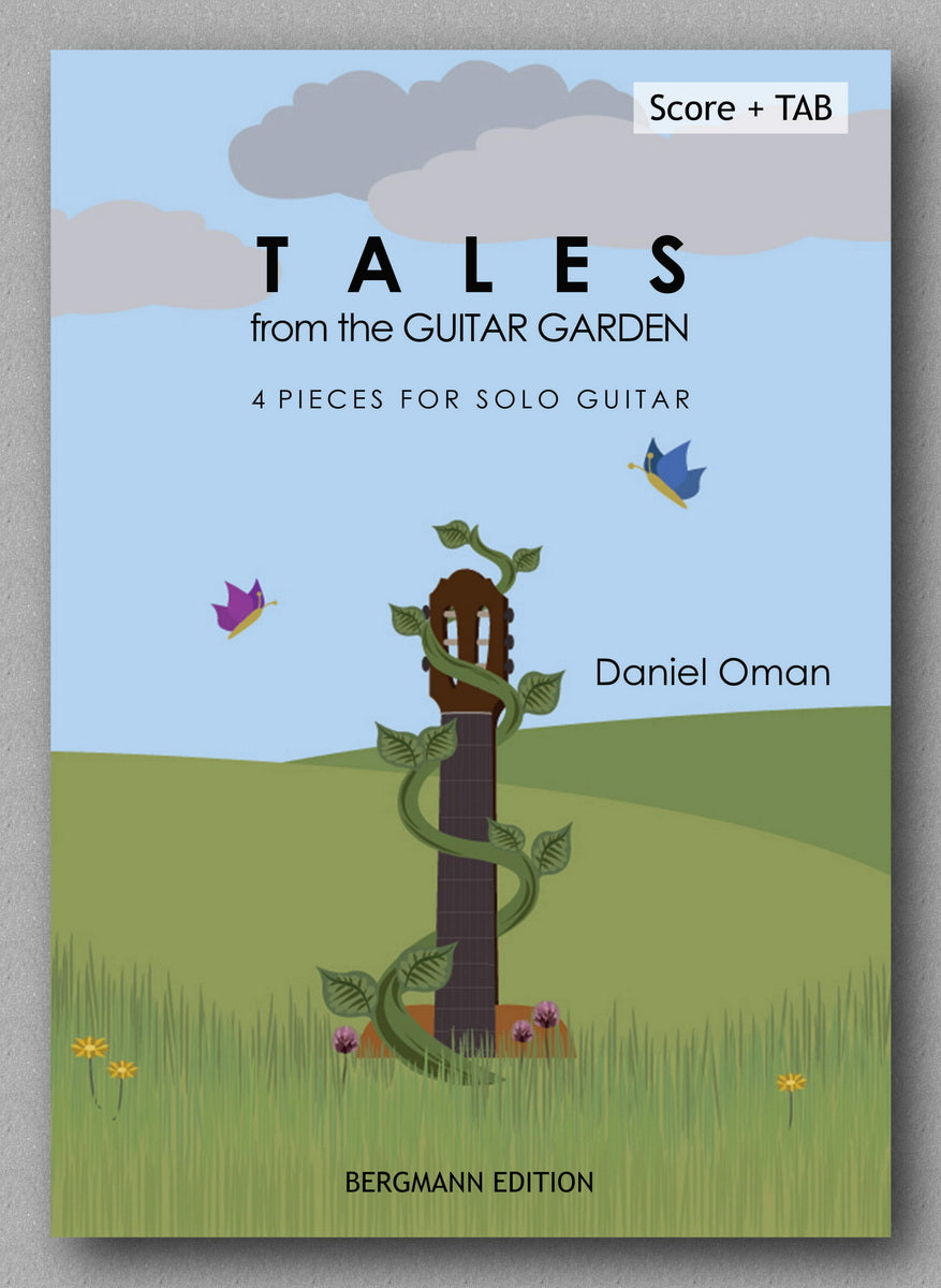 Daniel Oman, Tales From the Guitar Garden - preview of the cover - TAB