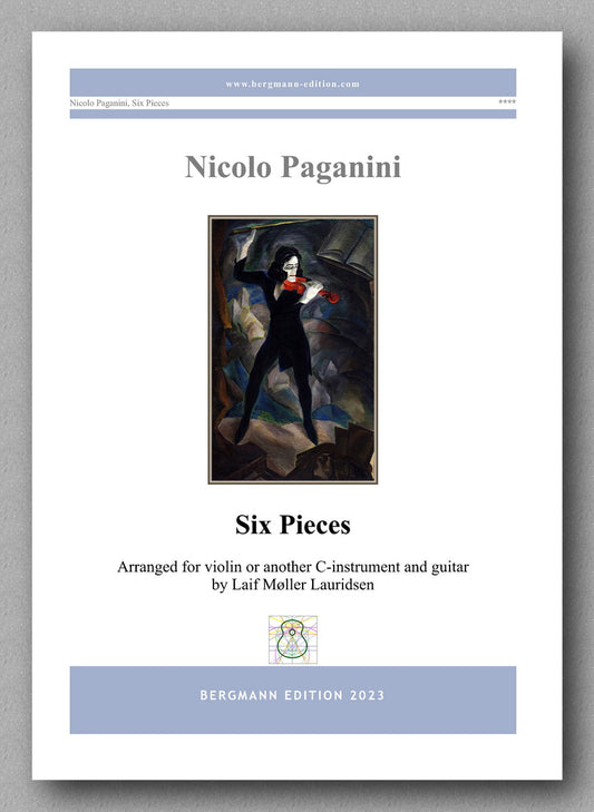 Nicolo Paganini, Six Pieces - preview of the cover