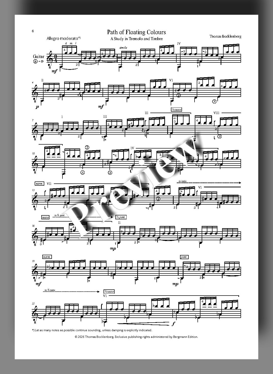 Bocklenberg, Path of Floating Colours