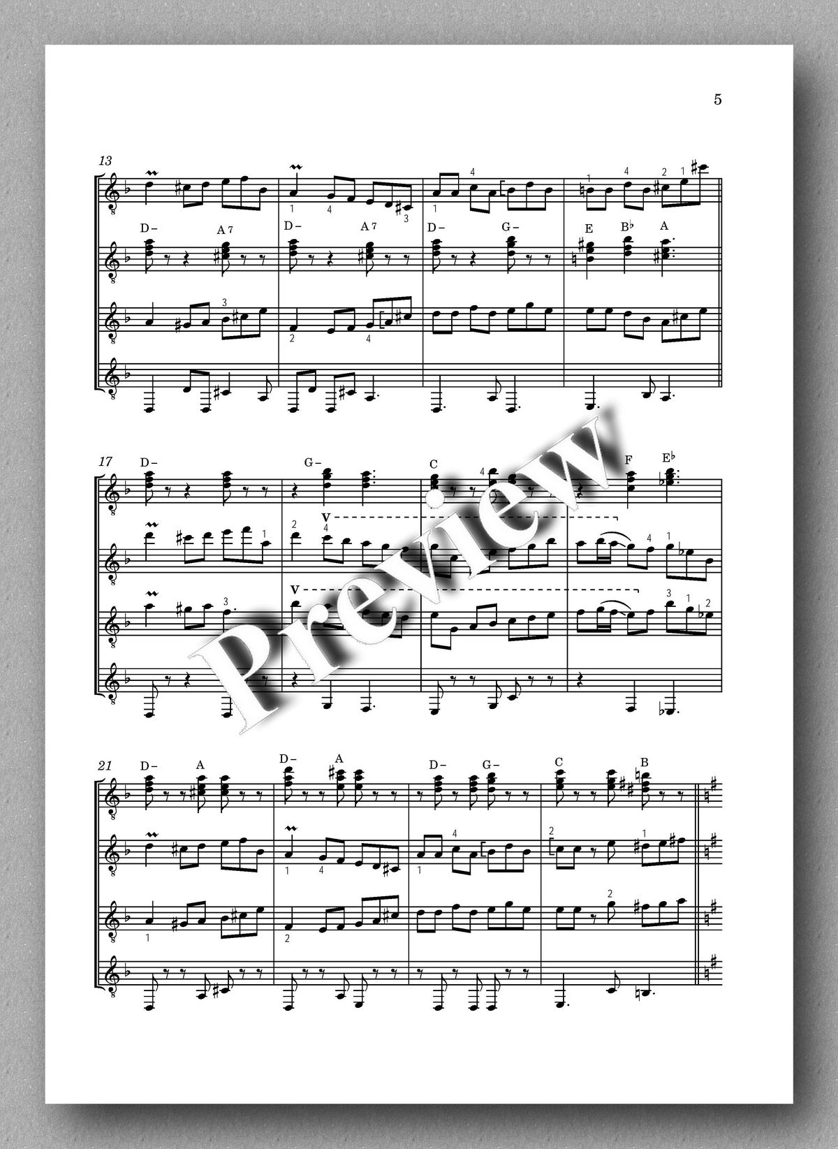 Rachenitca by Plamen Petrov - preview of the music score 2