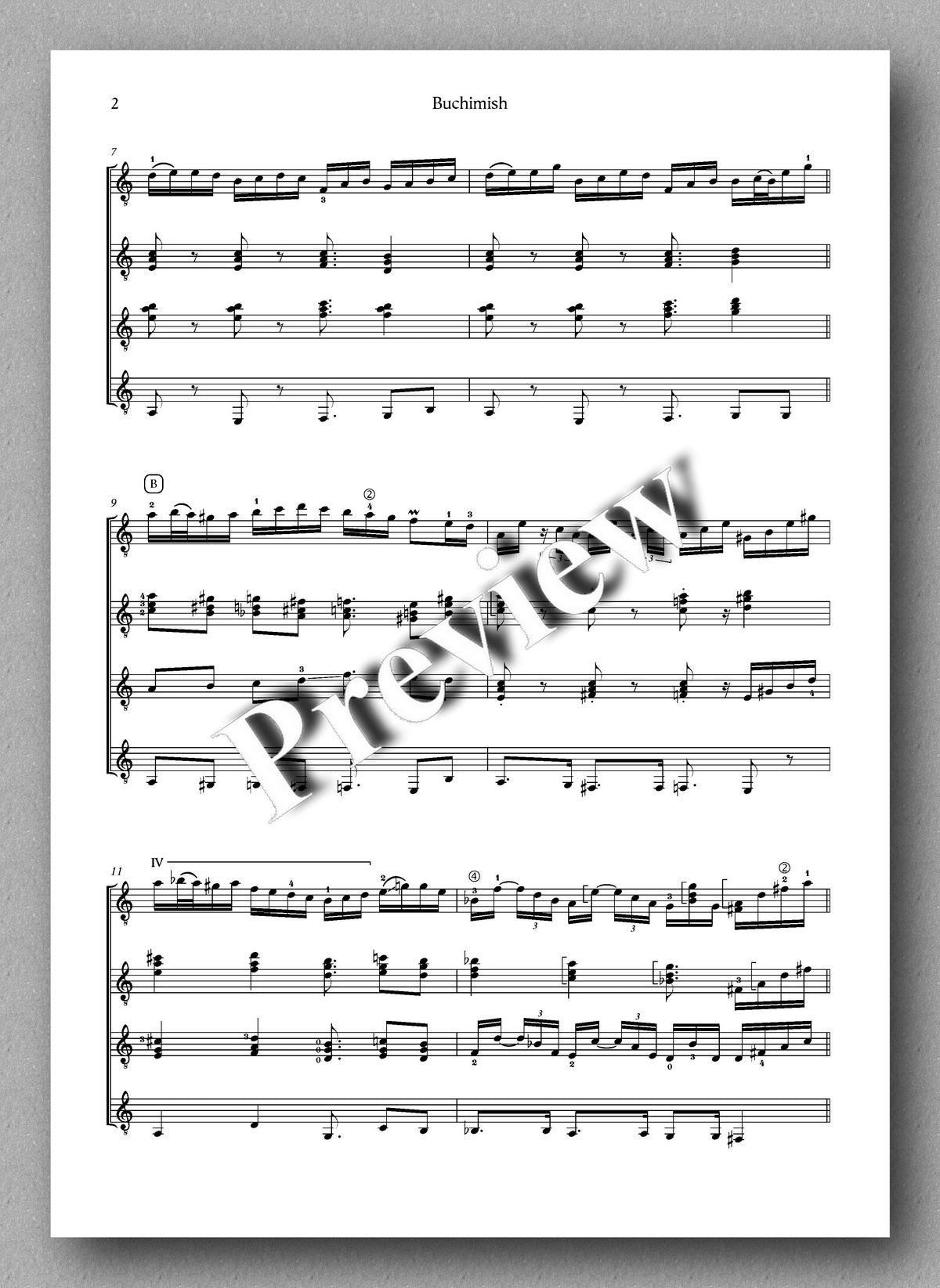 Sheet music with musical notation on a white background