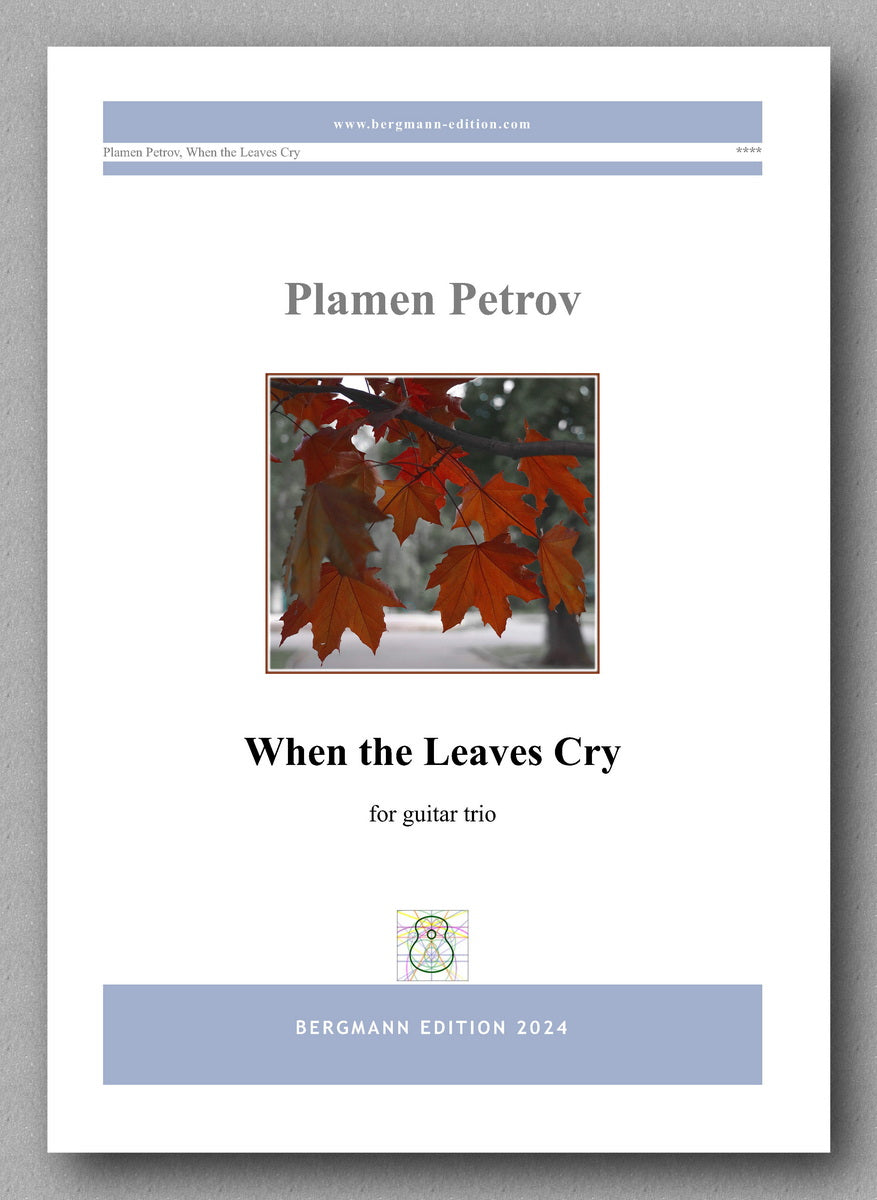 Plamen Petrov, When the Leaves Cry - preview of the cover