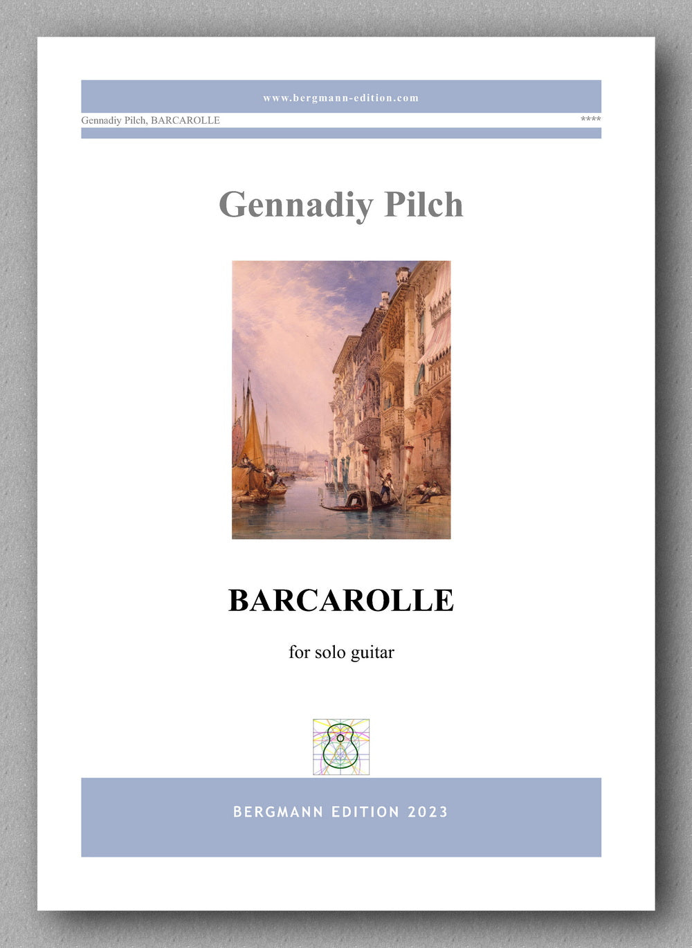 Gennadiy Pilch, Barcarolle - preview of the cover