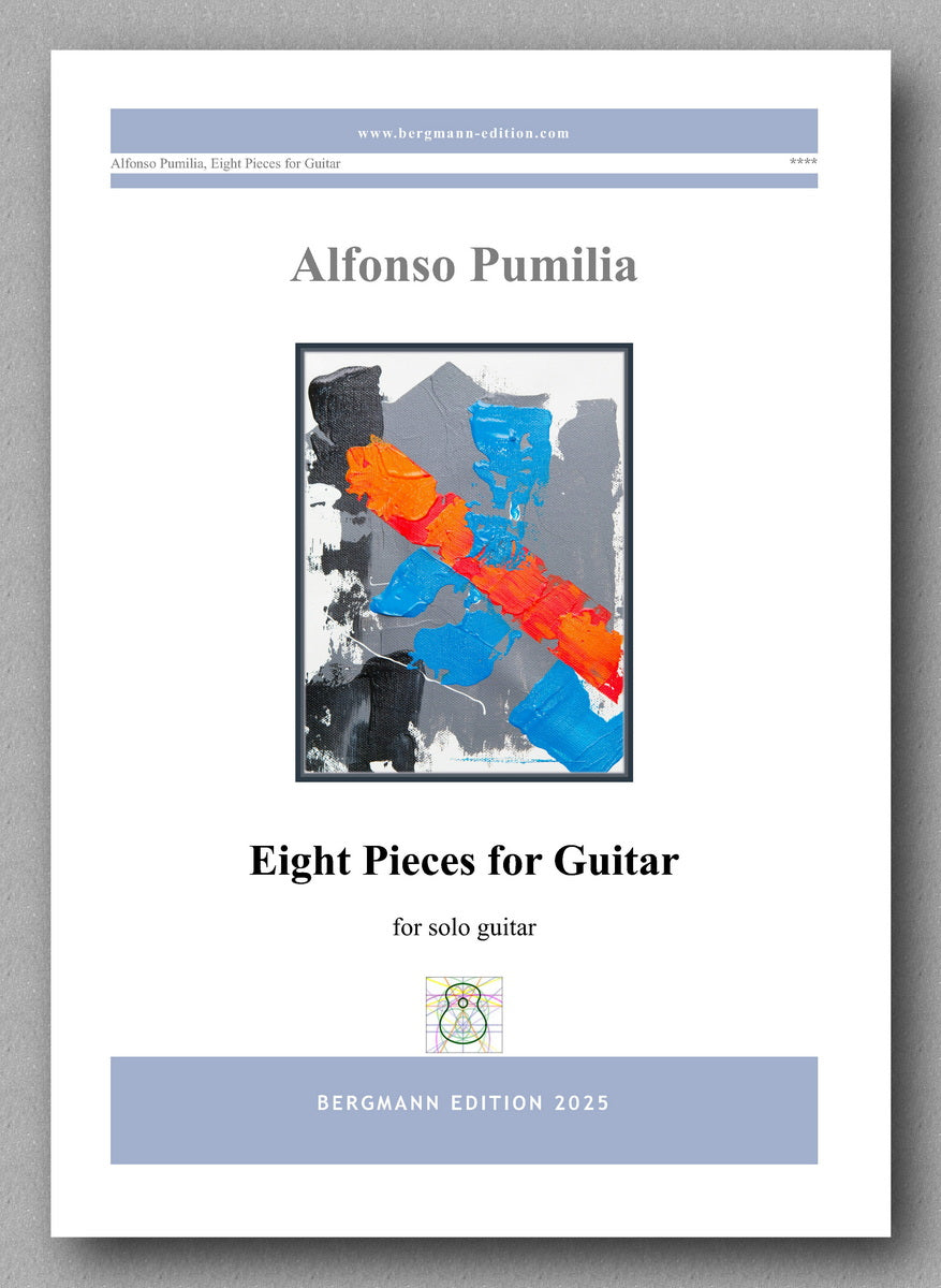 Alfonso Pumilia, Eight Pieces for Guitar - preview of the cover