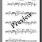 Sheet music for Five Pieces for Guitar by Alfonso Pumilia with a preview watermark