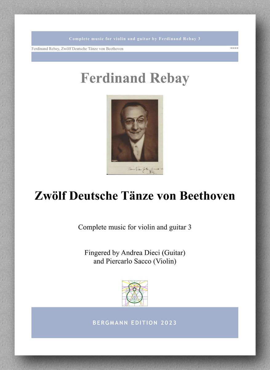 Ferdinand Rebay, Zwölf Deutsche Tänze von Beethoven - preview of the cover