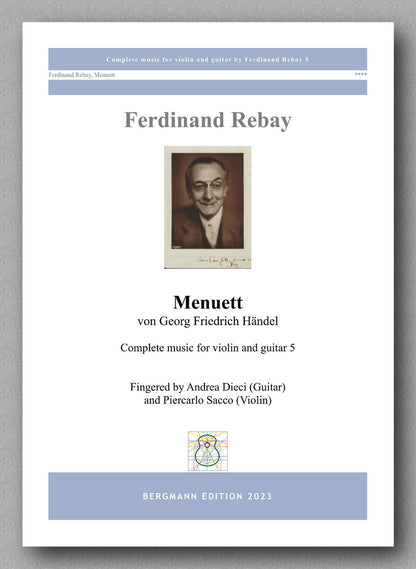 Ferdinand Rebay, Menuett by Händel - preview of the cover