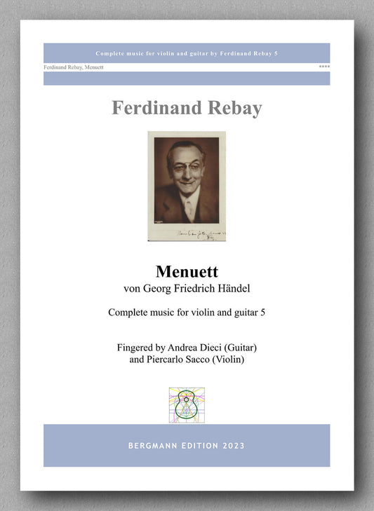Ferdinand Rebay, Menuett by Händel - preview of the cover