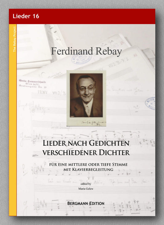 Rebay, Lieder No. 16, Lieder nach Gedichten verschiedener Dichter - preview of the cover