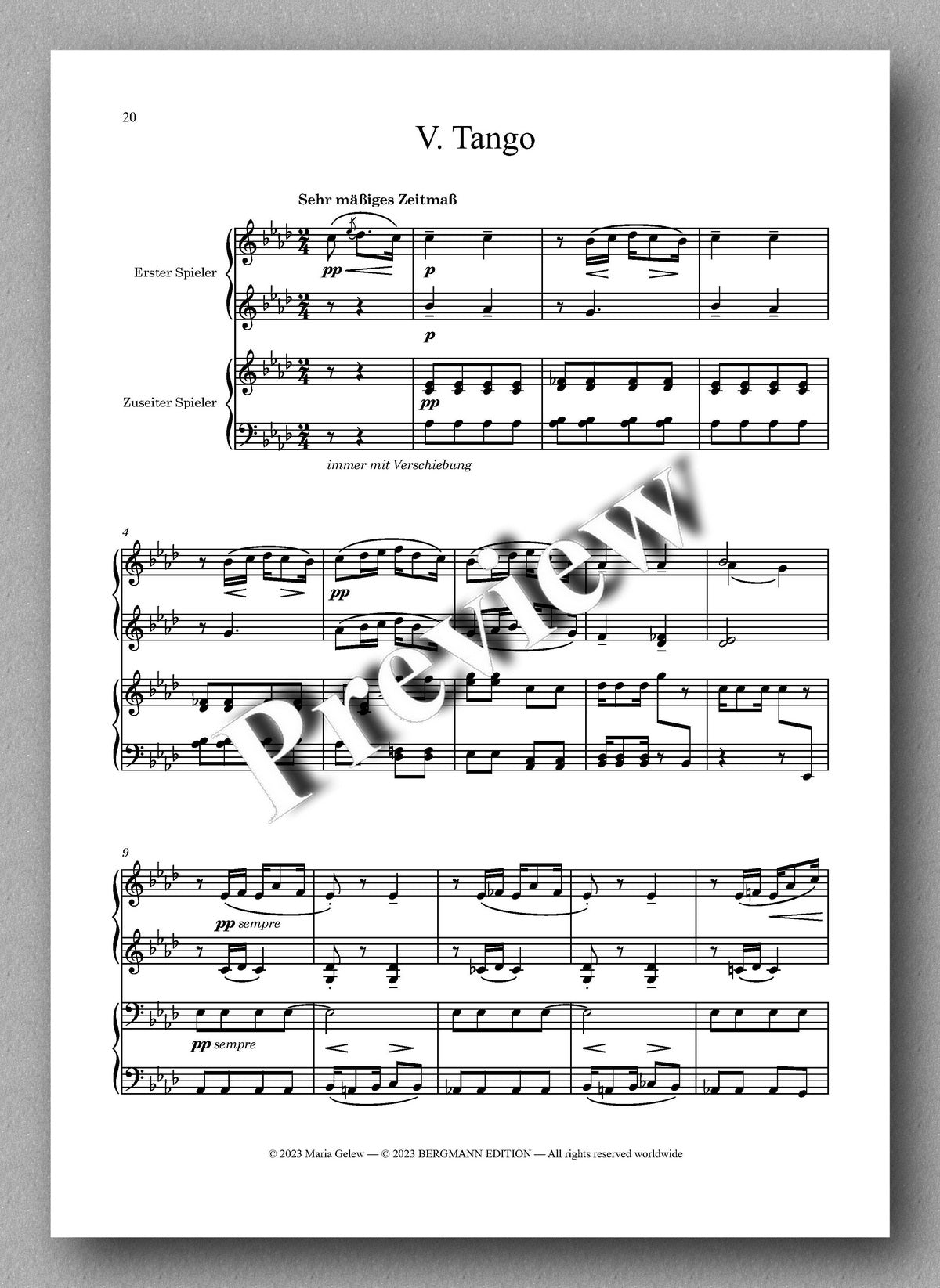 Ferdinand Rebay, Kleine moderne Tanz-Suite für die Jugend - preview of the music score 3