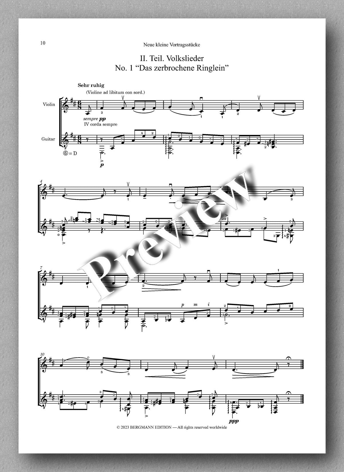 Ferdinand Rebay, Neue kleine Vortragsstücke - preview of the music score 3