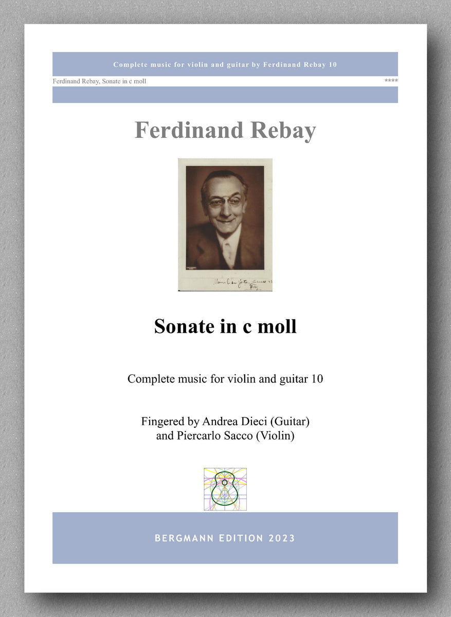 Ferdinand Rebay, Sonate in c moll - preview of the cover