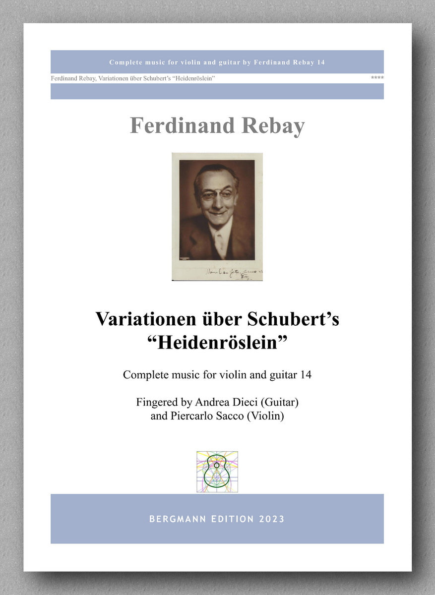 Ferdinand Rebay, Variationen über Schubert’s “Heidenröslein” - preview of the cover