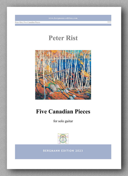Five Canadian Pieces by Peter Rist - preview of the cover