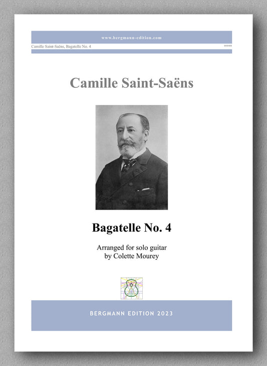 Camille Saint-Saëns, Bagatelle No. 4 - preview of the cover