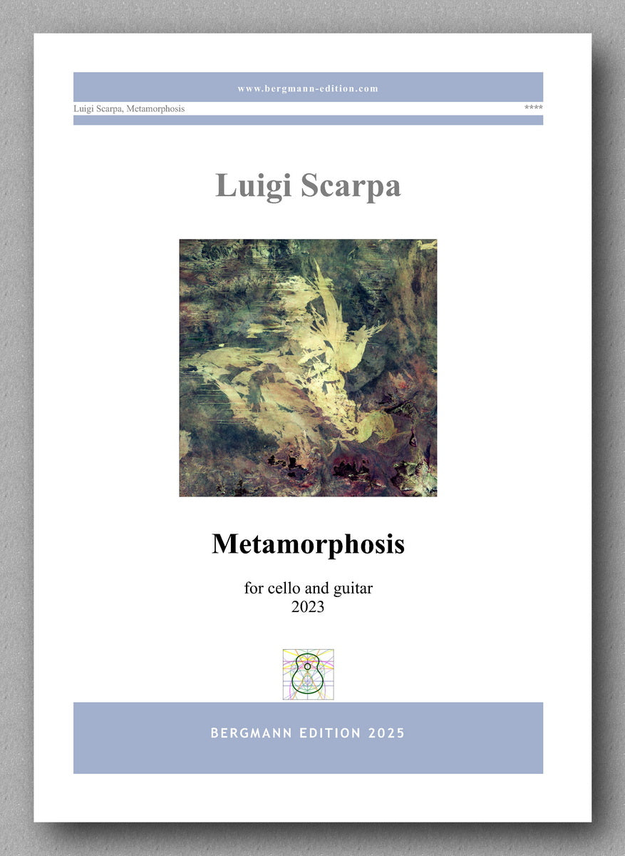 Luigi Scarpa, Metamorphosis, For cello and guitar - preview of the cover