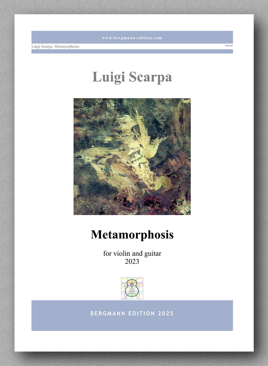 Luigi Scarpa, Metamorphosis. For violin and guitar - preview of the cover