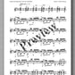 Sheet music for 'Preludium in G dur' with text overlay on a gray background
