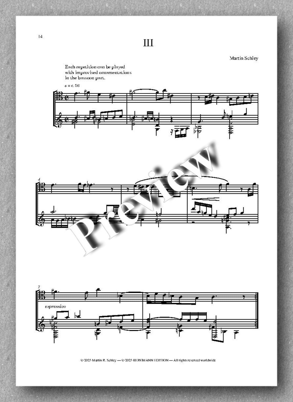 Sheet music with musical notation on a white background
