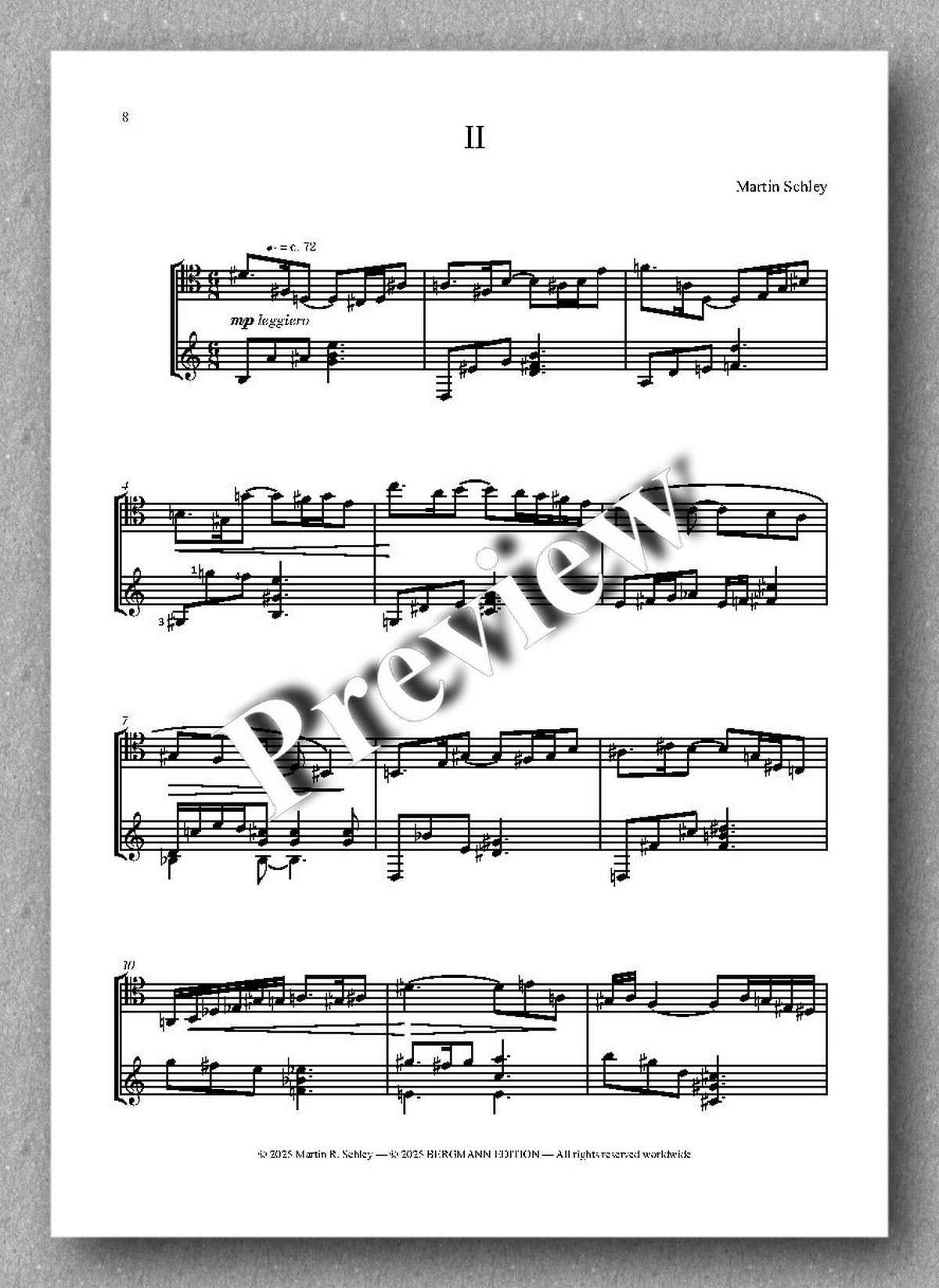 Sheet music with musical notation on a white background