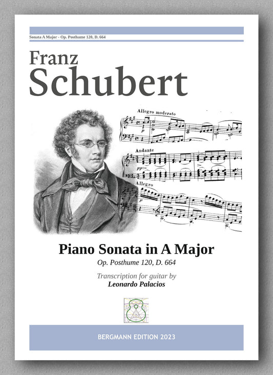 Frantz Schubert, Piano Sonata in A Major- preview of the cover