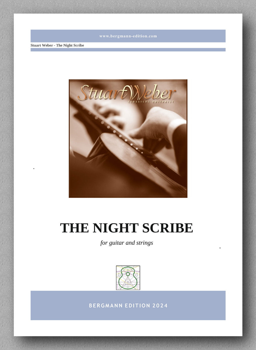 The Night Scribe by Stuart Weber - preview of the cover