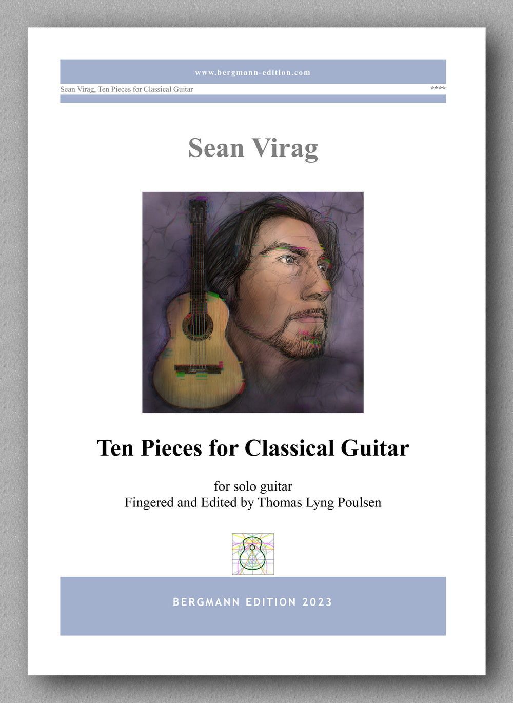Sean Virag, Ten Pieces for Classical Guitar - preview of the cover