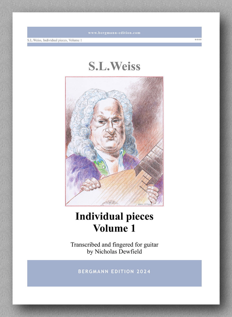 Sylvius Leopold Weiss (1687-1750), Individual Pieces, Volume 1 - preview of the cover