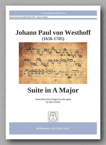 Johann Paul Von Westhoff, Suite in A Major - preview of the cover