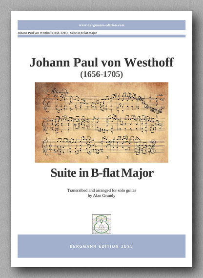 Johann Paul Von Westhoff, Suite in B-flat Major - preview of the cover