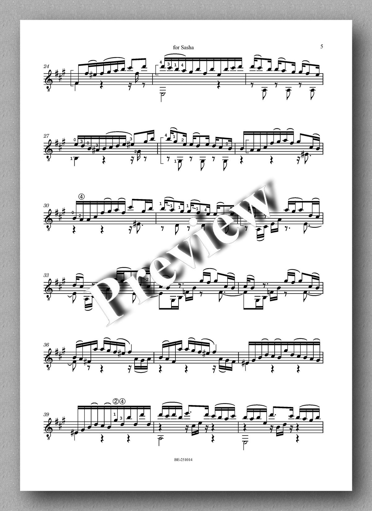 Sheet music with musical notation on a white background
