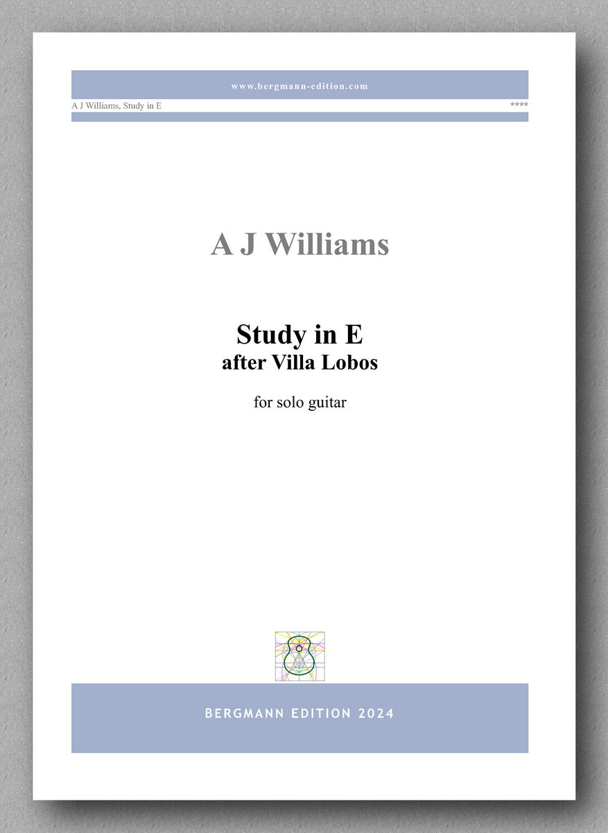 Andrew Williams, Study in E, after Villa Lobos - preview of the cover