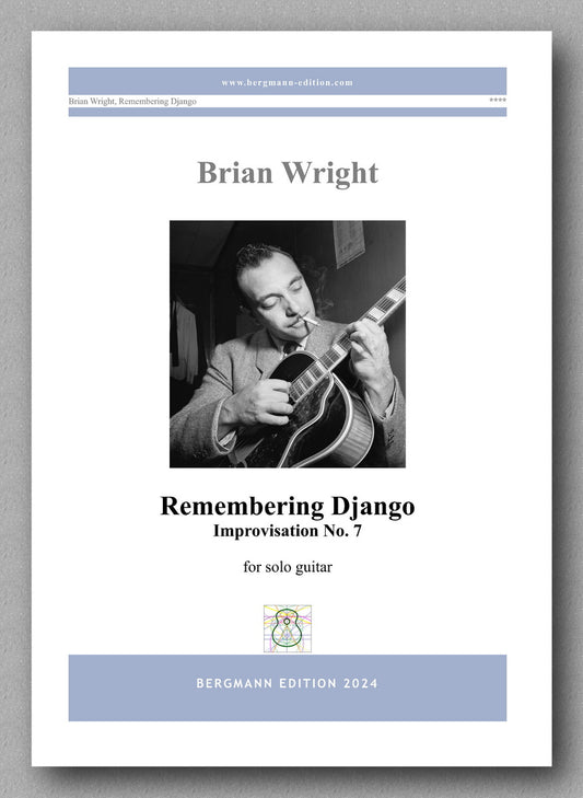 Brian Wright, Remembering Django, Improvisation No. 7 - preview of the cover