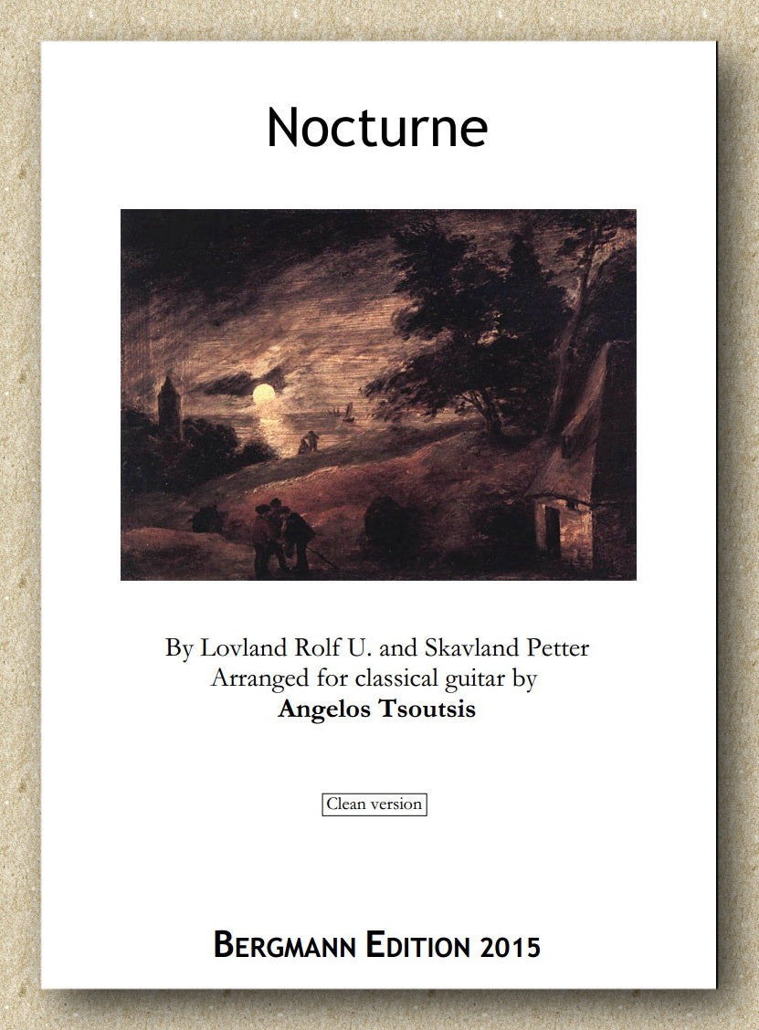 Angelos Tsoutsis, Nocturne - preview of the cover