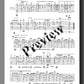 A sheet music page for Thomas Bocklensberg's 'Fantasy In Nomine 2: Reflective Variations' with musical notation and a large diagonal 'preview' watermark across the center, shown on a white page with a dark border.
