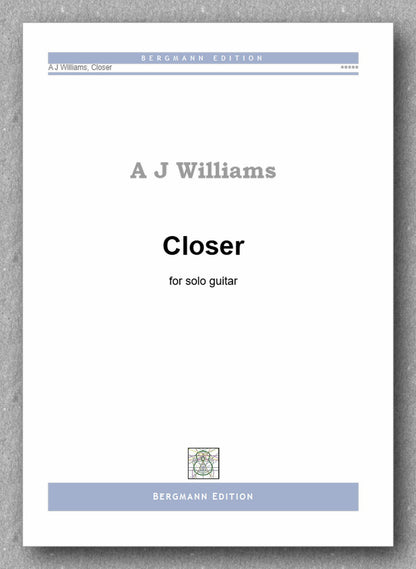 Andrew Williams, Closer - preview of the cover