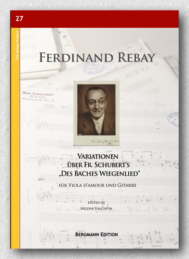 Rebay [027], Variationen-Baches Wiegenlied-Viola d'amour-Gitarre - preview of the cover