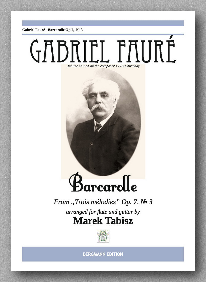 Faure-Tabisz, Barcarolle - op 7 No 3 - preview of the cover