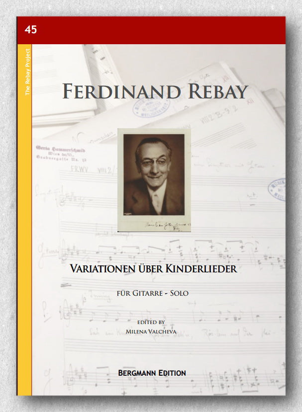 Rebay [045], Variationen über Kinderlieder - preview of the cover