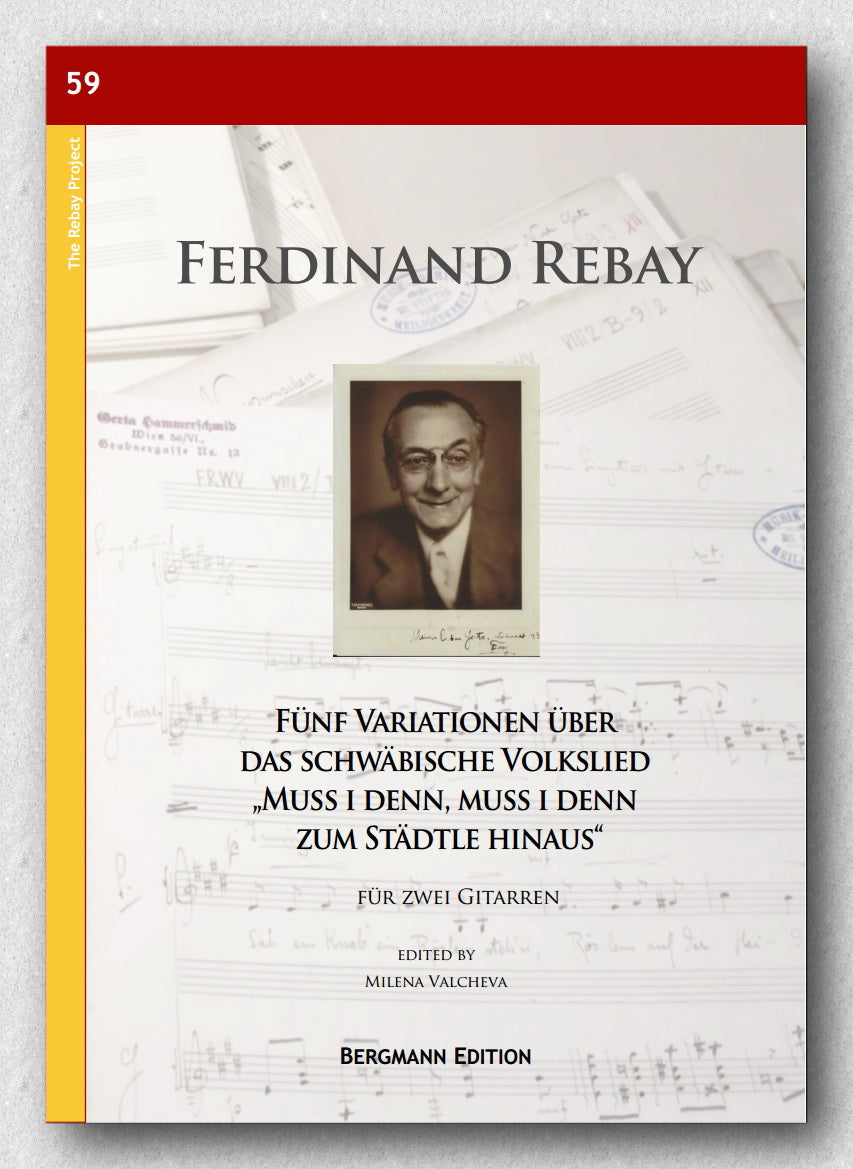 Rebay [059], Fünf Variationen über Muss i denn - preview of the cover