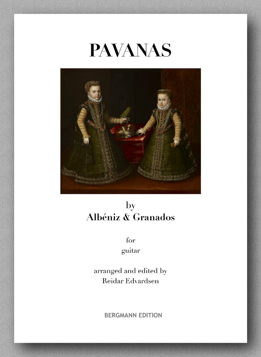 Albeniz-Granados-Edvardsen, Two Pavannes - preview of the cover