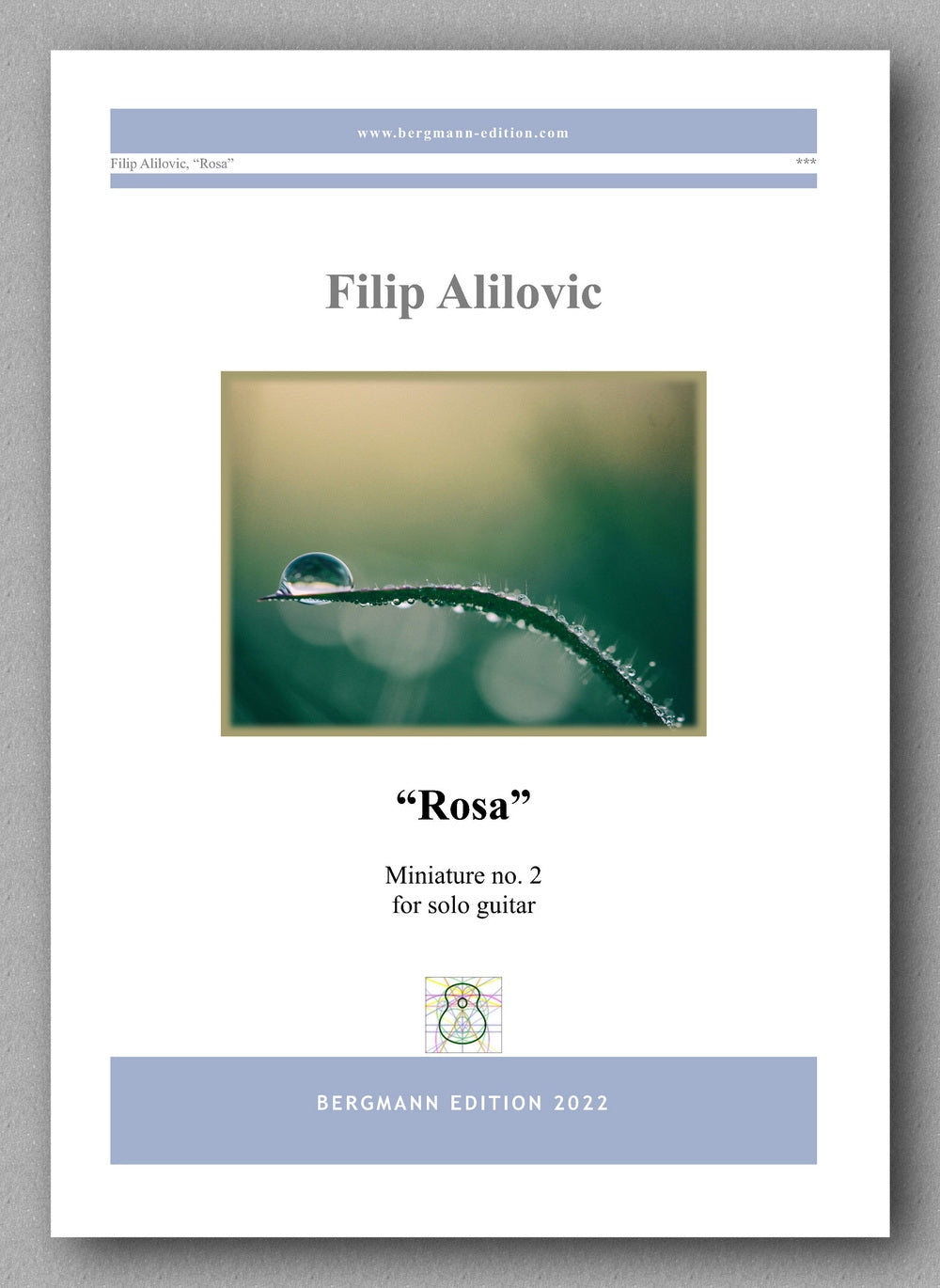 "Rosa" Miniature No. 2 by Filip Alilovic - preview of the cover