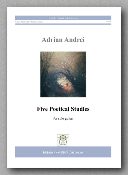 Adrian Andrei, Five Poetical Studies - preview of the cover