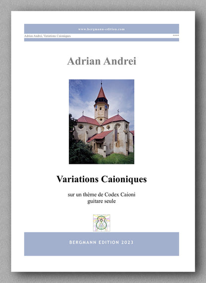 Adrian Andrei, Variations Caioniques - preview of the cover