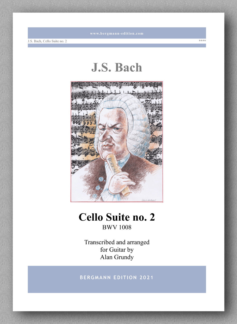 Bach-Grundy, Cello Suite no. 2 - cover