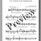 Three Menuets by J. S. Bach - preview of the music score 1